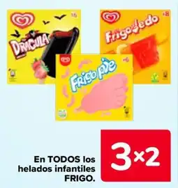 Carrefour Frigo en todos los helados infantiles oferta