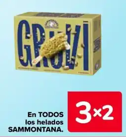Carrefour Sammontana en todos los helados oferta