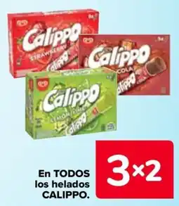 Carrefour Calippo en todos los helados oferta