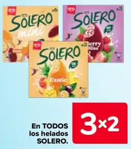 Carrefour Solero en todos los helados oferta