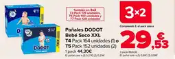 Carrefour Pañales DODOT Bebé Seco XXL oferta