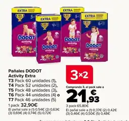 Carrefour Dodot activity extra oferta