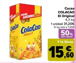 Carrefour ColaCao el Original oferta
