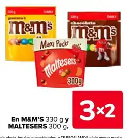 Carrefour M&m's y maltesers oferta