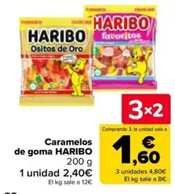 Carrefour Haribo caramelos de goma oferta