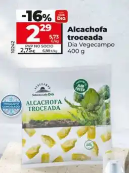 Dia Supermercados Dia Vegecampo alcachofa troceada oferta