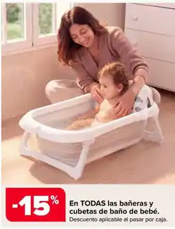 Carrefour bañeras y cubetas de baño de bebé oferta