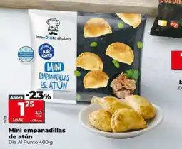 Dia Supermercados Dia Al Punto mini empanadillas de atún oferta
