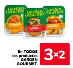 Carrefour Garden Gourmet en todos los productos oferta