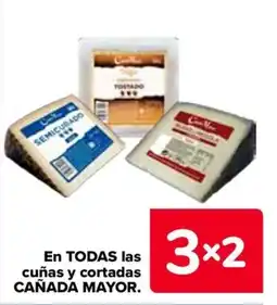 Carrefour Cañada Mayor cuñas y cortadas oferta