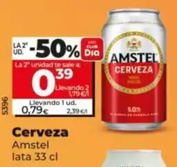 Dia Supermercados Amstel cerveza oferta