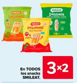 Carrefour Smileat en todos los snacks oferta