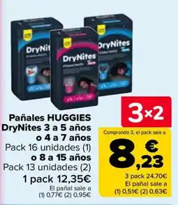 Carrefour Huggies DryNites oferta