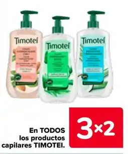 Carrefour Timotei en todos los productos capilares oferta