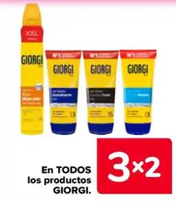 Carrefour Giorgi en todos los productos oferta