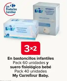 Carrefour My Carrefour Baby en bastoncillos infantiles suero fisiológico bebé oferta