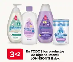 Carrefour johnson's baby en todos los productos de higiene infantil oferta