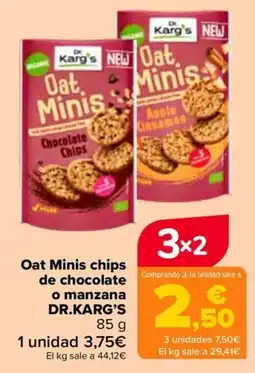 Carrefour Dr.Karg's oat minis chips oferta