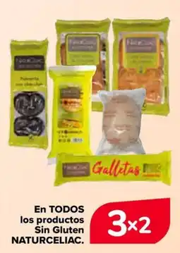 Carrefour Naturceliac en todos los productos galletas oferta