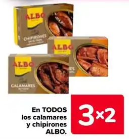 Carrefour Albo calamares y chipirones oferta