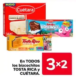 Carrefour Tosta Rica y Cuétara bizcochitos bizcochitos oferta