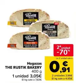 Carrefour The Rustik Bakery hogazas oferta
