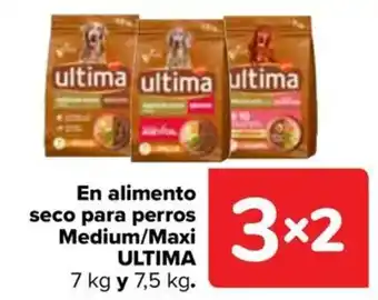 Carrefour Ultima alimento seco para perros medium/maxi oferta