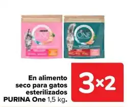 Carrefour Purina one en alimento seco para gatos esterilizados oferta
