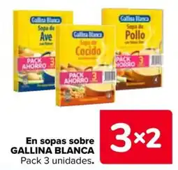 Carrefour Gallina Blanca sopas sobre oferta