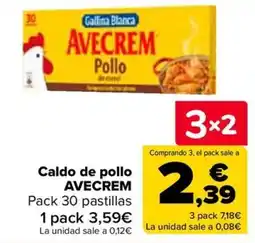 Carrefour Gallina Blanca Avecrem Pollo oferta
