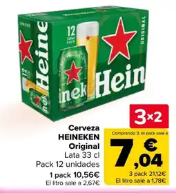 Carrefour Heineken Cerveza Original oferta