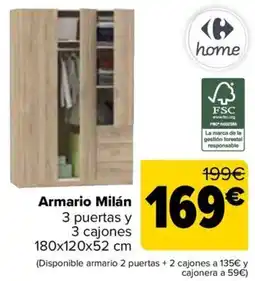 Carrefour Carrefour Home armario milán oferta