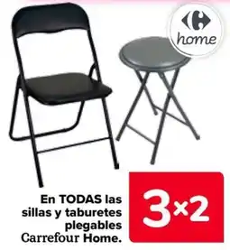 Carrefour Carrefour Home sillas y taburetes plegables oferta