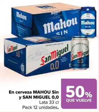 Mahou Sin San Miguel 0,0