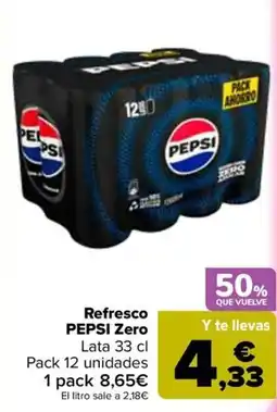 Carrefour Pepsi Zero oferta