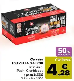 Carrefour Estrella Galicia oferta