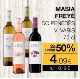 Plusfresc Masia Freyé do Penedès vi varis oferta