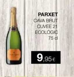 Plusfresc Parxet cava brut cuvee 21 ecologic oferta