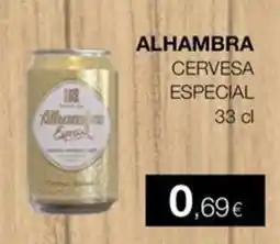 Plusfresc Alhambra cerveza especial oferta