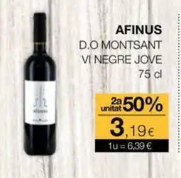 Plusfresc Afinus vi negre joven oferta