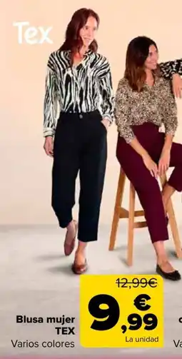 Carrefour Tex blusa mujer oferta