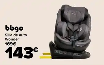 Bbgo silla de auto wonder