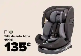 Niu Silla de auto Alma