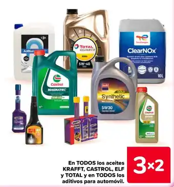 Carrefour Krafft Castrol Elf Total aditivos para automóvil oferta