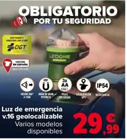 Carrefour Ledone luz de emergencia v.16 geolocalizable oferta
