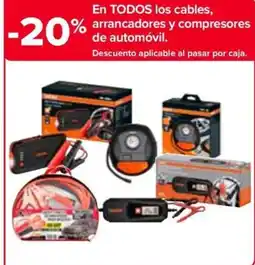 Carrefour cables arrancadores y compresores de automóvil oferta