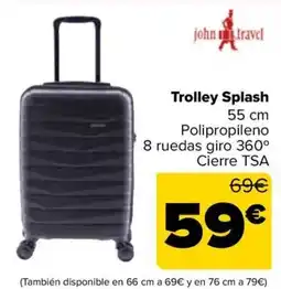 Carrefour john travel trolley splash oferta