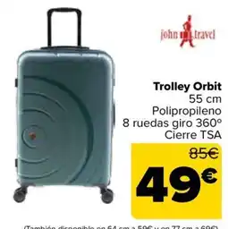 Carrefour john travel trolley orbit oferta