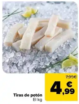 Carrefour Tiras de potón oferta