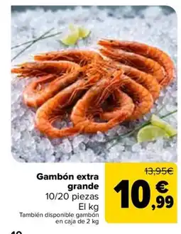 Carrefour Gambón extra grande oferta